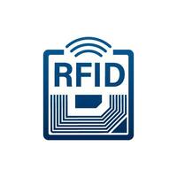 rfid radio frequentie identificatie. technologie concept. digitaal technologie. vector voorraad illustratie