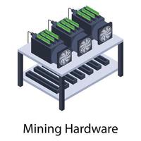 mijnbouw hardware concepten vector