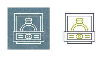 trouwring vector pictogram