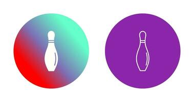 bowling pin vector icon