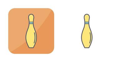 bowling pin vector icon