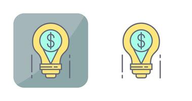 gloeilamp vector pictogram