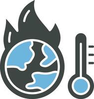 globaal opwarming icoon afbeelding. vector