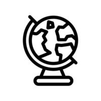 wereldbol icoon of logo geïsoleerd teken symbool vector illustratie - verzameling van hoog kwaliteit zwart stijl vector Aan wit achtergrond