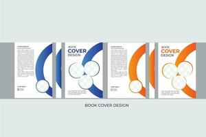 modern boek Hoes ontwerp sjabloon. vector