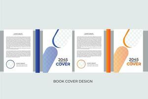moderne boekomslag ontwerpsjabloon vector