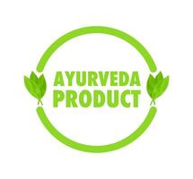 groen ayurveda Product. vector voorraad illustratie sjabloon.