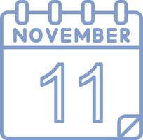 11 november vector icoon