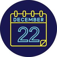 22 december vector icoon