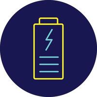 pictogram batterij opladen vector