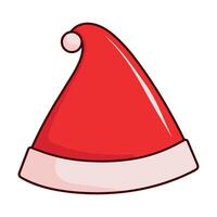 vrij de kerstman hoed vector clip art, Kerstmis hoed illustratie