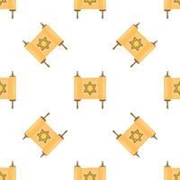 illustratie op thema groot gekleurd patroon torah vector