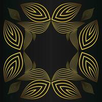 gouden bloem bloemblaadje, luxe goud bloemen decoratie vector