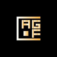 agf brief logo vector ontwerp, agf gemakkelijk en modern logo. agf luxueus alfabet ontwerp