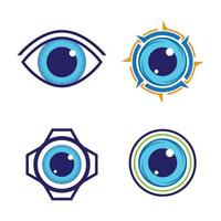 eye care logo afbeeldingen vector