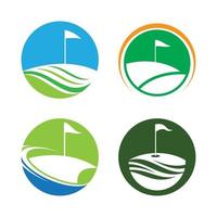 golf logo vector pictogram