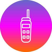 walkie talkie vector icoon ontwerp