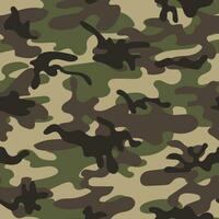 camouflage naadloos patroon. structuur leger camouflage naadloos patroon. abstract leger en jacht- maskeren ornament. vector