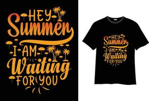 zomer t-shirt ontwerp vector