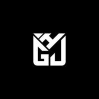 hgj brief logo vector ontwerp, hgj gemakkelijk en modern logo. hgj luxueus alfabet ontwerp