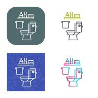 toilet vector pictogram