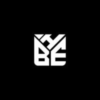 hbe brief logo vector ontwerp, hbe gemakkelijk en modern logo. hbe luxueus alfabet ontwerp