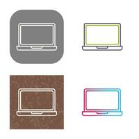 laptop vector pictogram