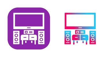 thuisbioscoop vector pictogram