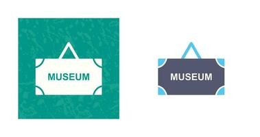 museum label vector icoon