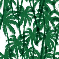 Tropische zomerdruk met palm. vector