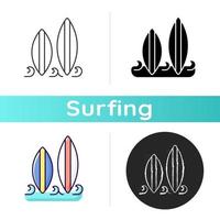 surfplank vector pictogram