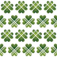 Saint Patrick&#39;s Day tartan naadloze patroon vector