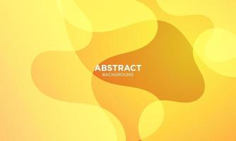 abstracte gele vloeibare golfachtergrond vector