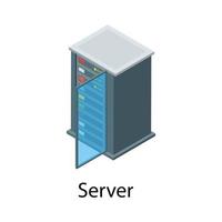 gegevensopslagserver vector