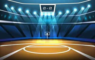 basketbal stadion achtergrond vector