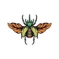 insect tekening ontwerp vector