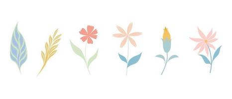 vector illustratie bloemen set
