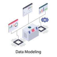 concepten voor gegevensmodellering vector