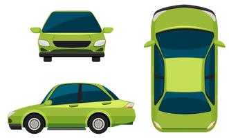 Een groen voertuig vector