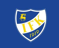 ifk mariehamn club symbool logo Finland liga Amerikaans voetbal abstract ontwerp vector illustratie met blauw achtergrond