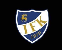 ifk mariehamn club logo symbool Finland liga Amerikaans voetbal abstract ontwerp vector illustratie met zwart achtergrond