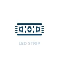 led strip vector icoon