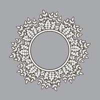 bloemen frame decoratief vector