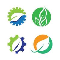 ecologie logo afbeeldingen illustratie vector