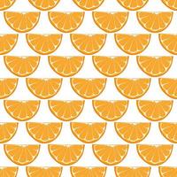 illustratie op thema groot gekleurd naadloos oranje vector