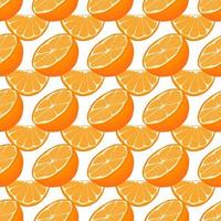 illustratie op thema groot gekleurd naadloos oranje vector