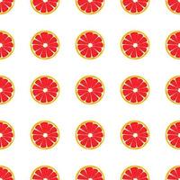 illustratie op thema grote gekleurde naadloze grapefruit vector