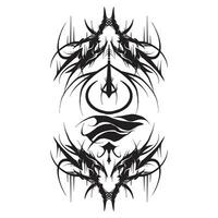 tribal tatoeëren kunst vector