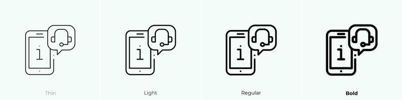 smartphone icoon. dun, licht, regelmatig en stoutmoedig stijl ontwerp geïsoleerd Aan wit achtergrond vector