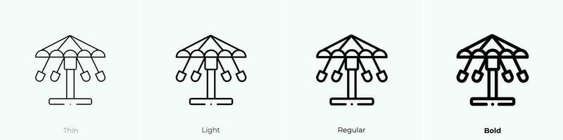 spinnen wiel icoon. dun, licht, regelmatig en stoutmoedig stijl ontwerp geïsoleerd Aan wit achtergrond vector